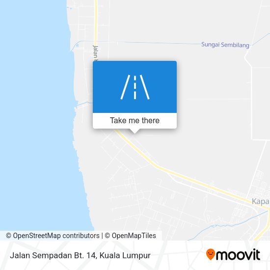 Jalan Sempadan Bt. 14 map
