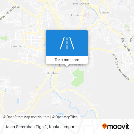 Jalan Seremban Tiga 1 map