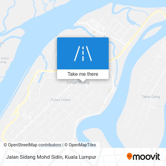 Peta Jalan Sidang Mohd Sidin