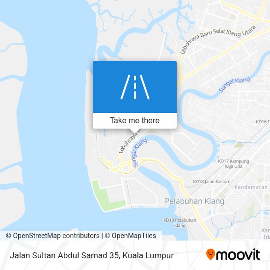Peta Jalan Sultan Abdul Samad 35
