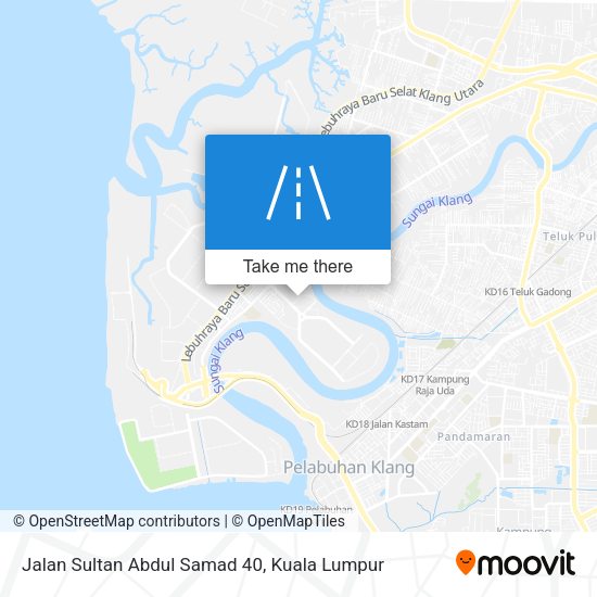 Peta Jalan Sultan Abdul Samad 40