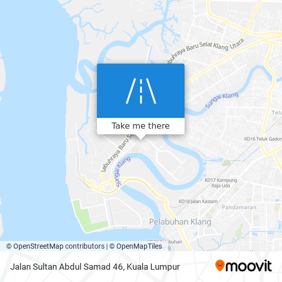 Peta Jalan Sultan Abdul Samad 46