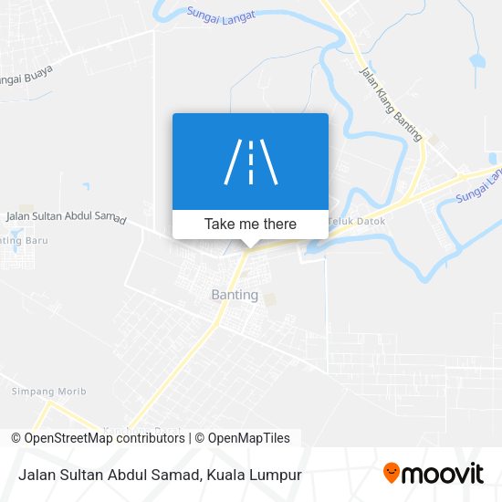 Jalan Sultan Abdul Samad map