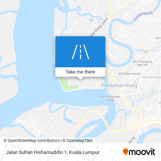 Jalan Sultan Hishamuddin 1 map