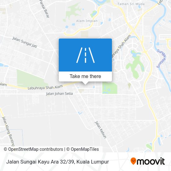 Jalan Sungai Kayu Ara 32/39 map