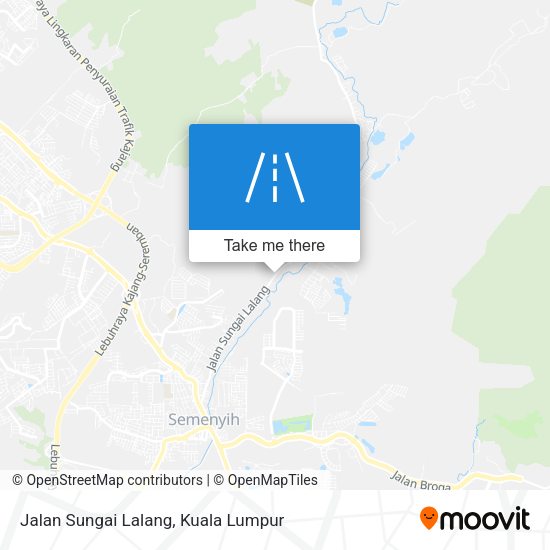 Peta Jalan Sungai Lalang