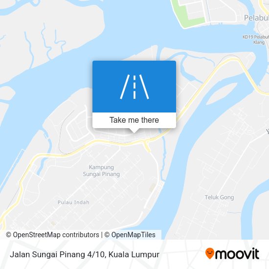 Peta Jalan Sungai Pinang 4/10