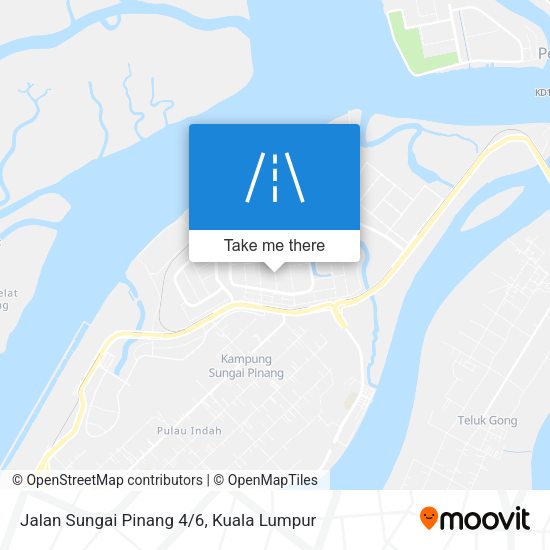 Jalan Sungai Pinang 4/6 map