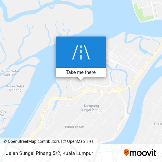 Peta Jalan Sungai Pinang 5/2