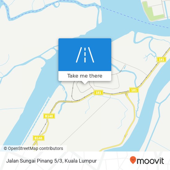 Jalan Sungai Pinang 5/3 map