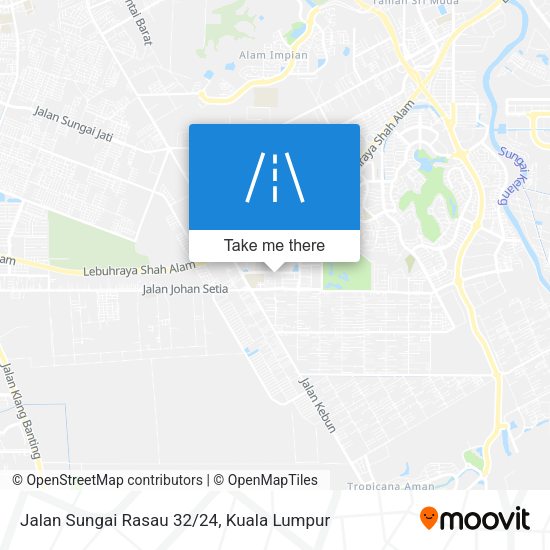 Jalan Sungai Rasau 32/24 map