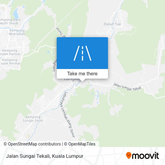 Jalan Sungai Tekali map