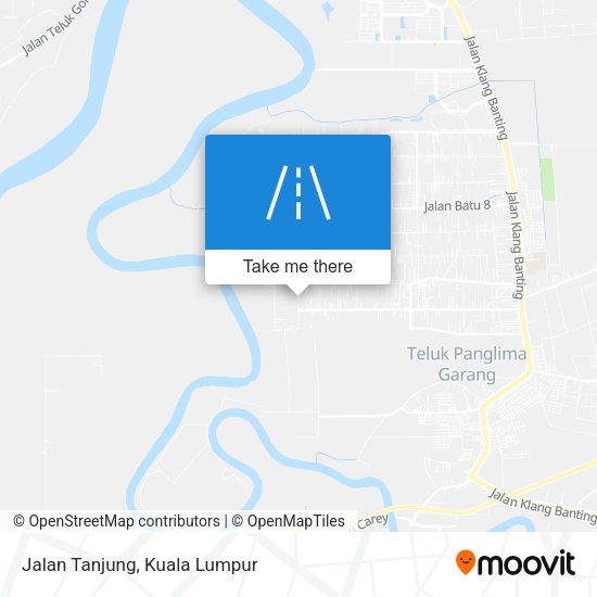 Peta Jalan Tanjung