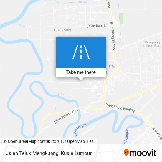 Peta Jalan Teluk Mengkuang
