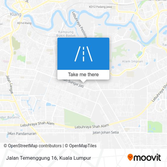 Jalan Temenggung 16 map