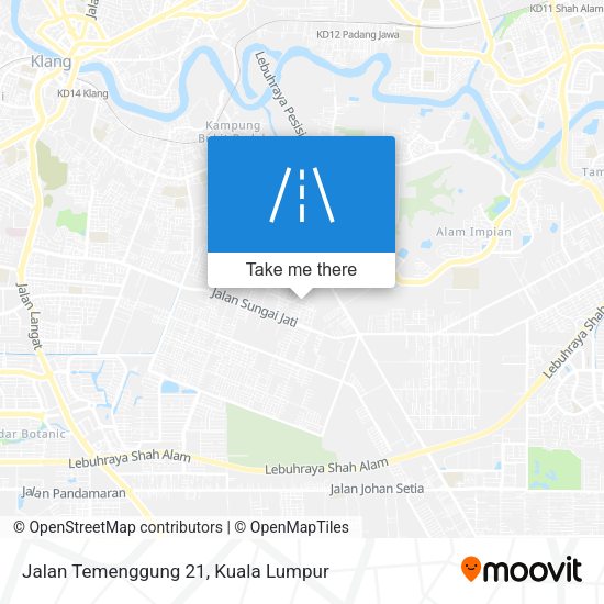 Jalan Temenggung 21 map
