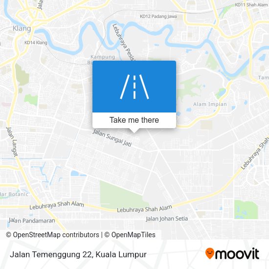 Peta Jalan Temenggung 22