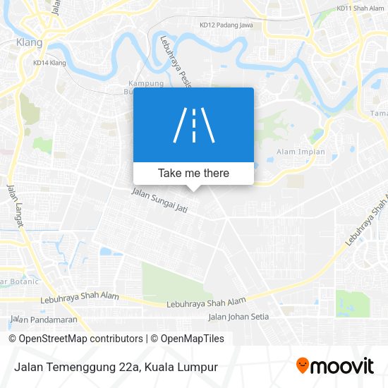 Peta Jalan Temenggung 22a