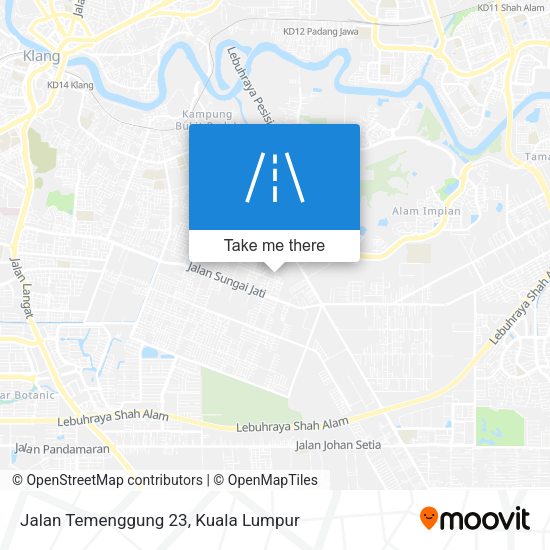 Jalan Temenggung 23 map