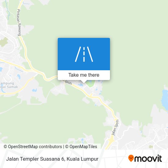 Peta Jalan Templer Suasana 6