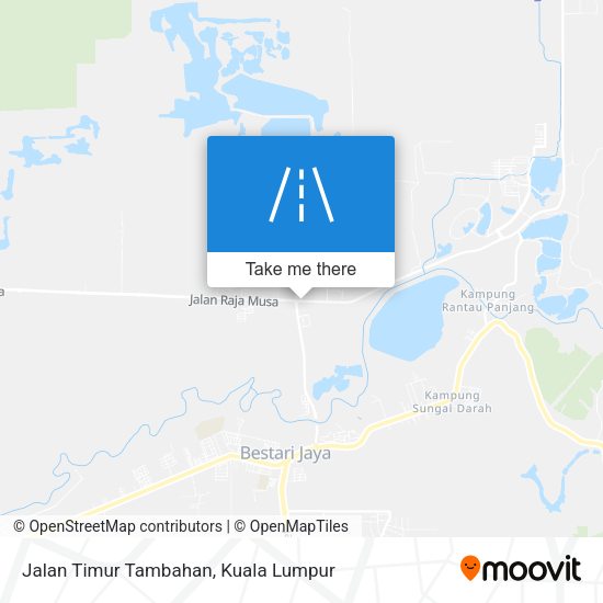 Jalan Timur Tambahan map