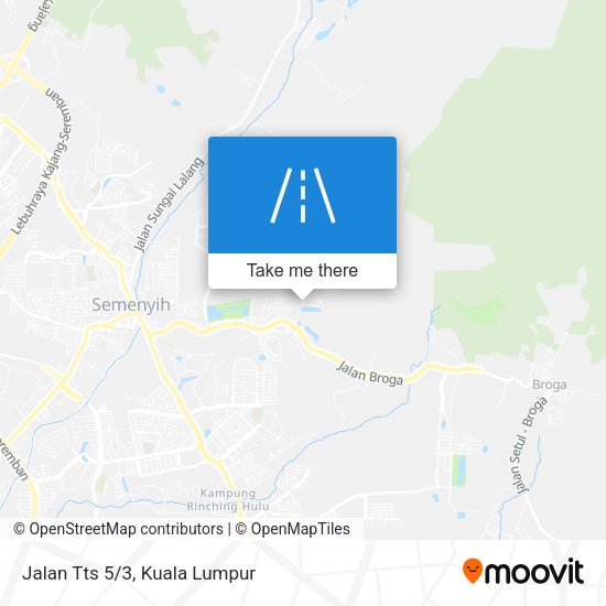 Jalan Tts 5/3 map