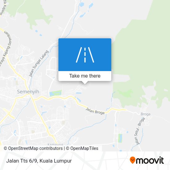 Jalan Tts 6/9 map