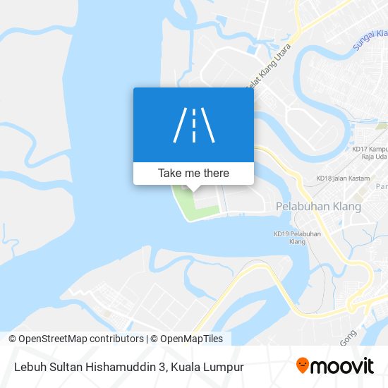 Lebuh Sultan Hishamuddin 3 map