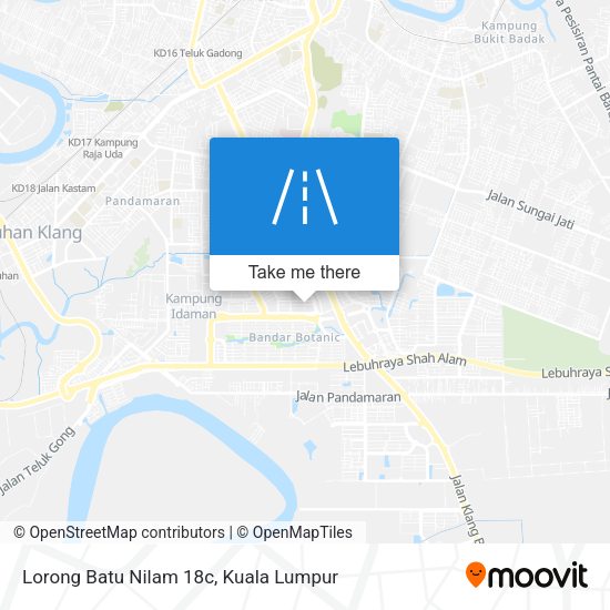 Lorong Batu Nilam 18c map