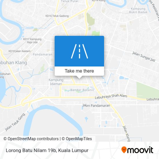 Peta Lorong Batu Nilam 19b