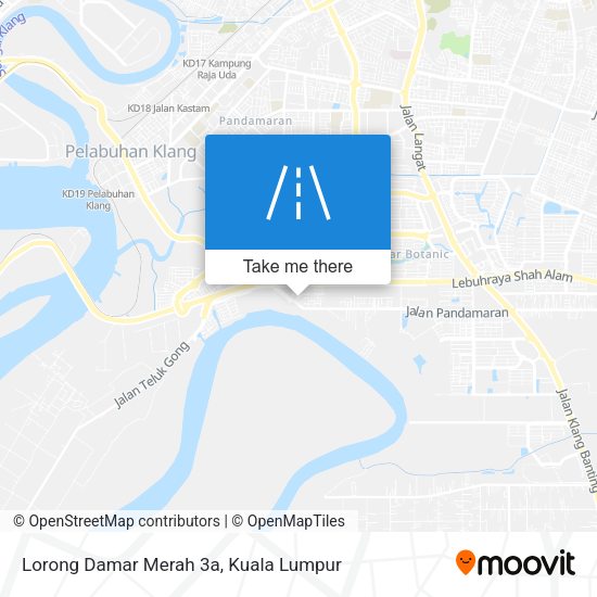 Lorong Damar Merah 3a map