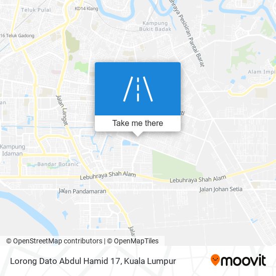 Lorong Dato Abdul Hamid 17 map