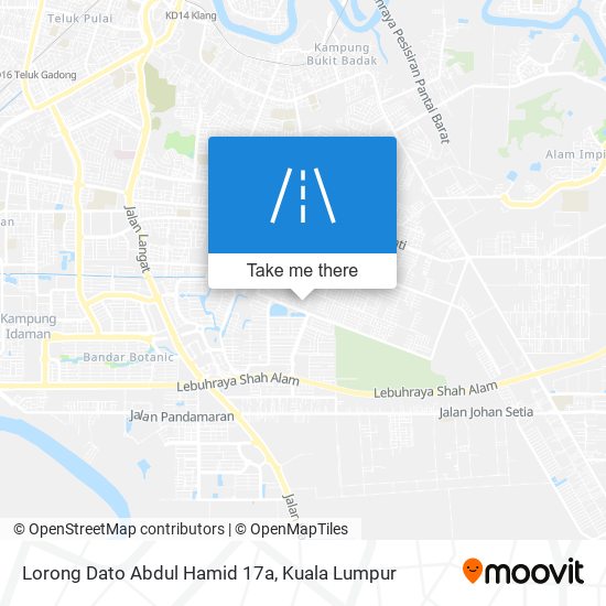 Lorong Dato Abdul Hamid 17a map