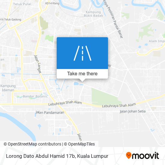 Peta Lorong Dato Abdul Hamid 17b