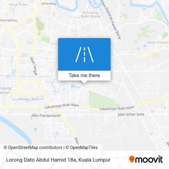 Lorong Dato Abdul Hamid 18a map