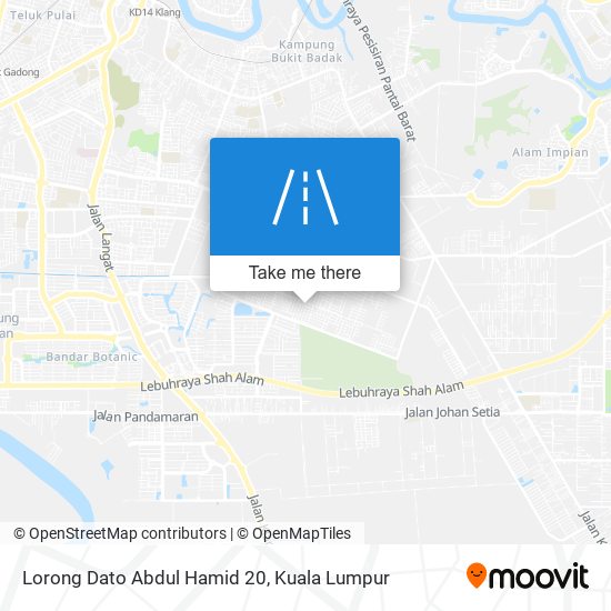 Lorong Dato Abdul Hamid 20 map