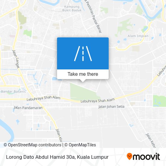 Lorong Dato Abdul Hamid 30a map