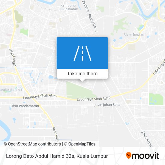 Lorong Dato Abdul Hamid 32a map