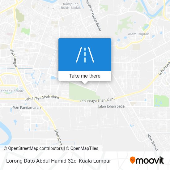 Peta Lorong Dato Abdul Hamid 32c
