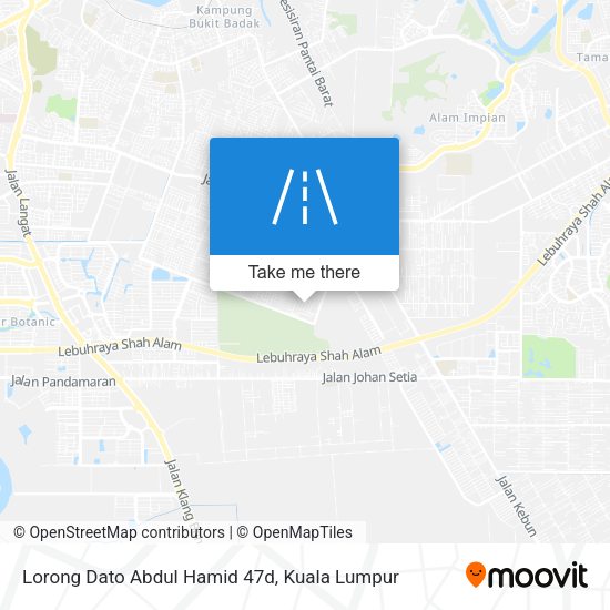 Lorong Dato Abdul Hamid 47d map