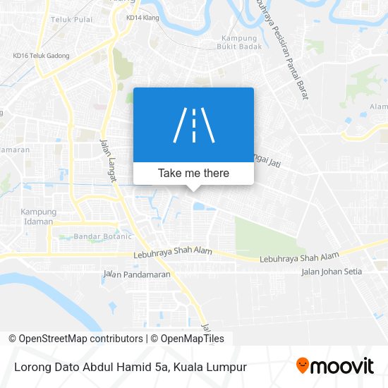 Peta Lorong Dato Abdul Hamid 5a