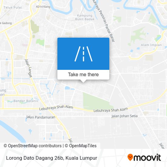Lorong Dato Dagang 26b map
