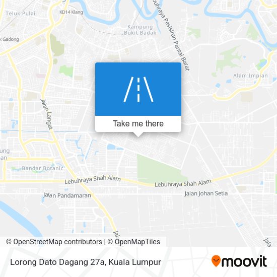 Lorong Dato Dagang 27a map
