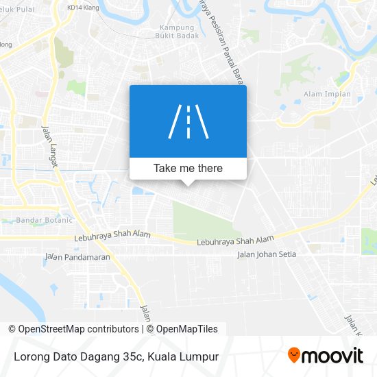 Lorong Dato Dagang 35c map