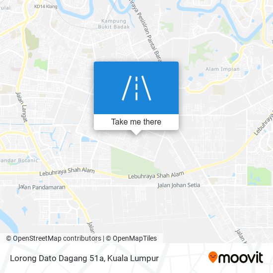 Peta Lorong Dato Dagang 51a