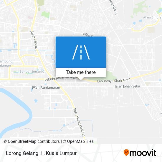 Peta Lorong Gelang 1i