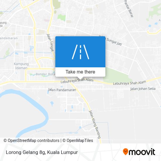 Peta Lorong Gelang 8g