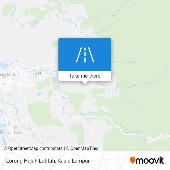 Peta Lorong Hajah Latifah