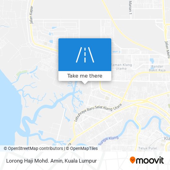 Peta Lorong Haji Mohd. Amin