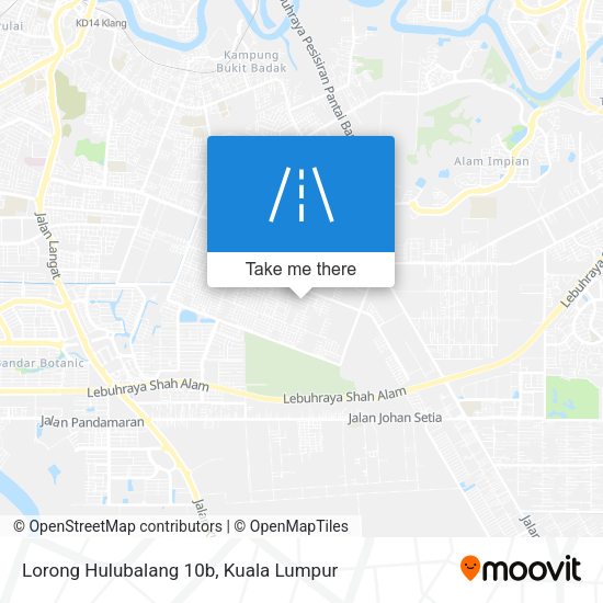 Lorong Hulubalang 10b map